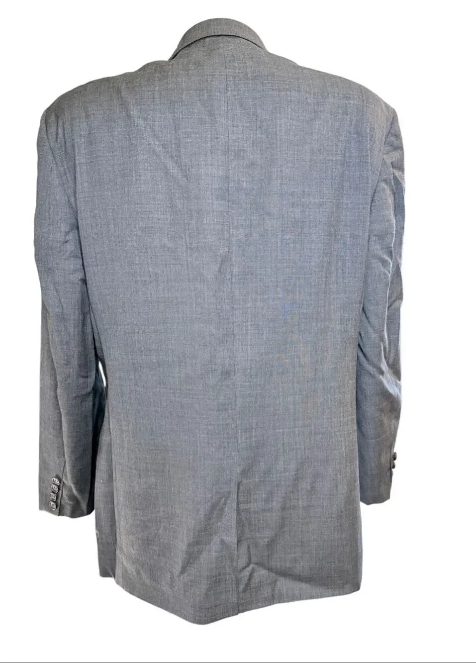 Lauren Ralph Lauren Men's 44R Grey 100% Wool  2-Button Blazer Sport Coat Jacket